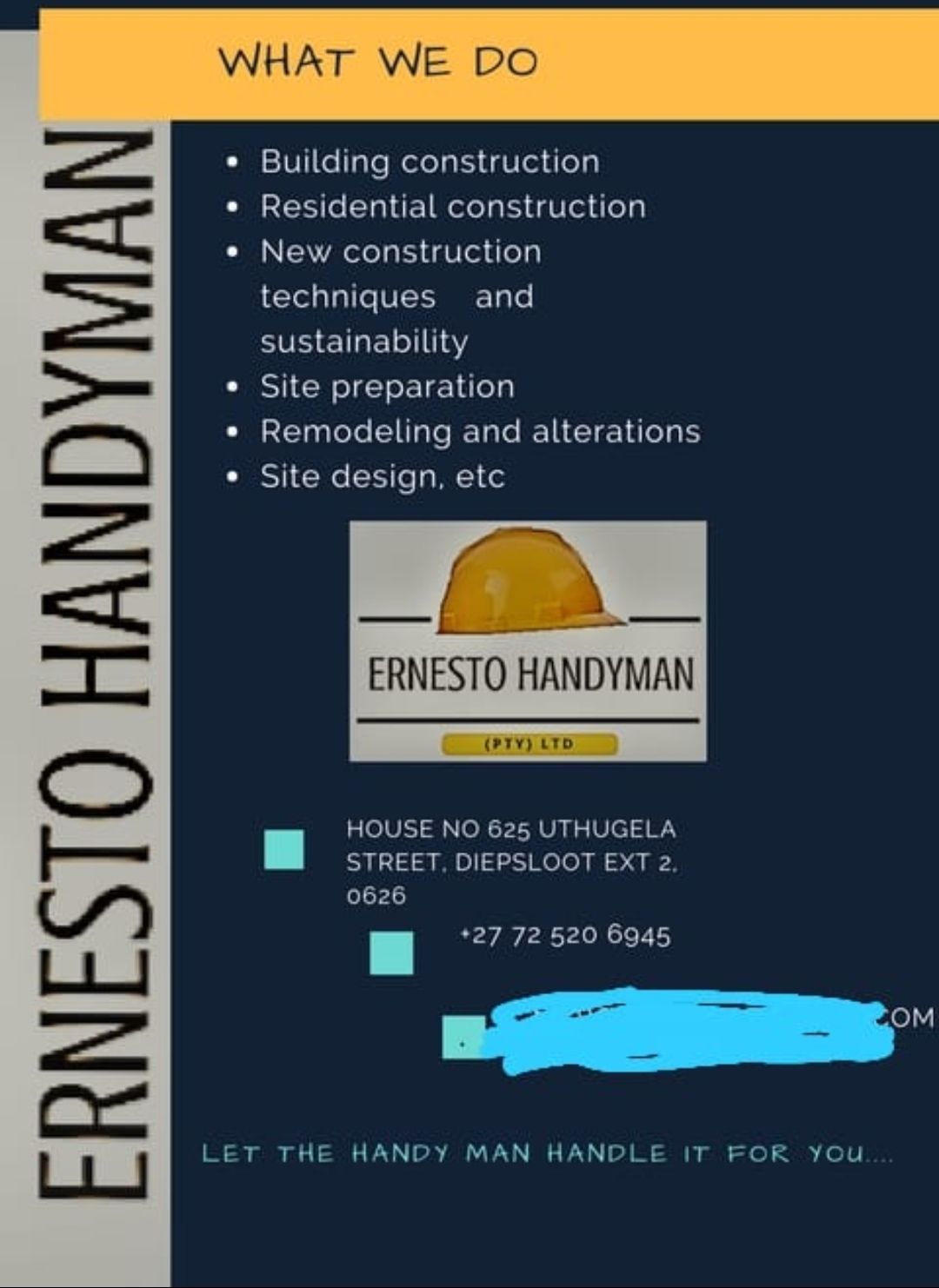 Ernesto Handyman & Project Pty Ltd